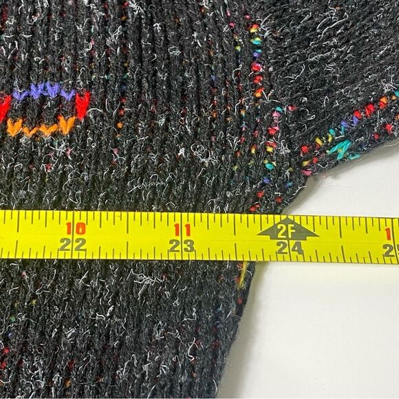 Vintage 80's Nan Dorsey Women's Ribbed Knit High Neck Collar Sweater - Picture 13 of 13